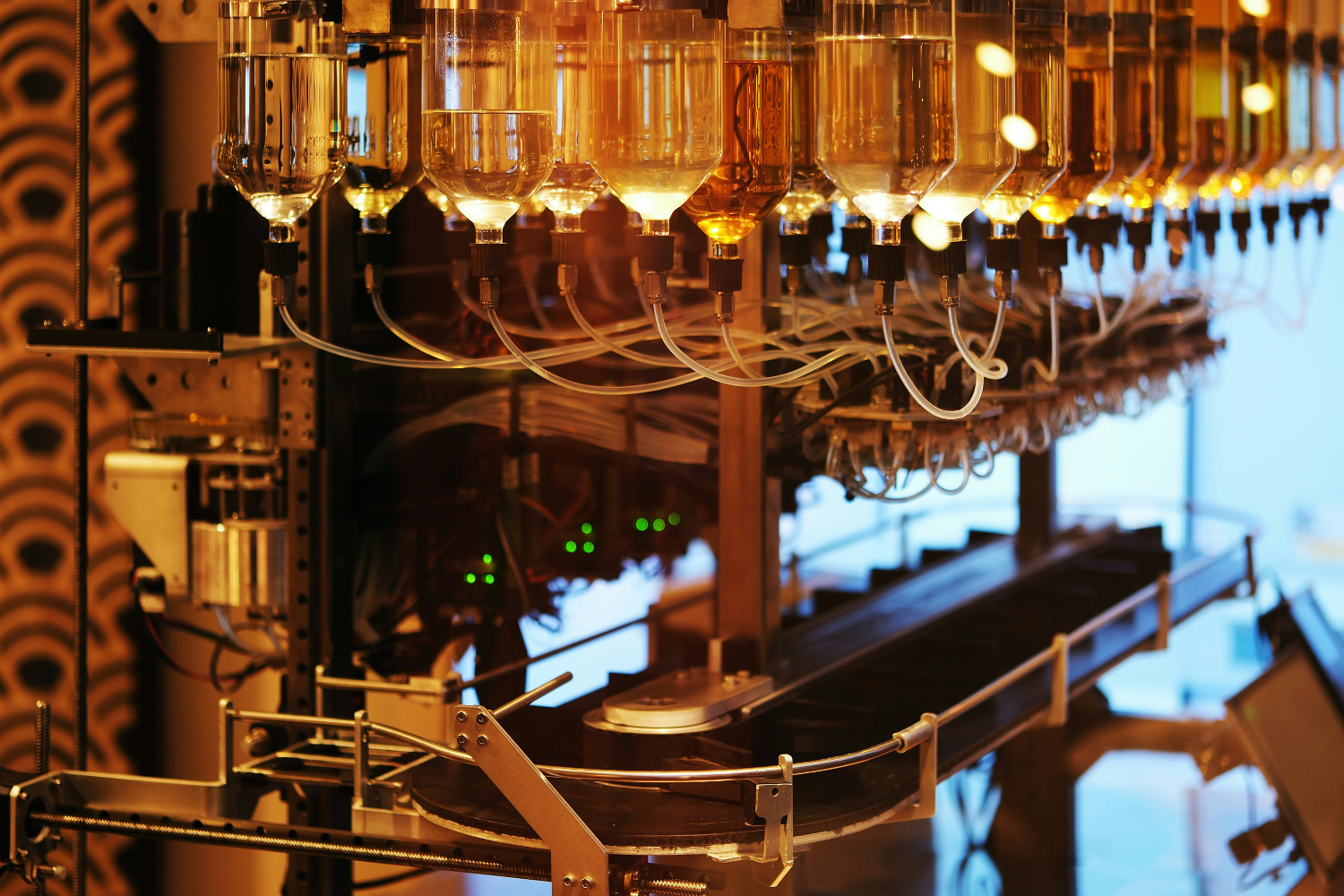 natural perfume being distilled 