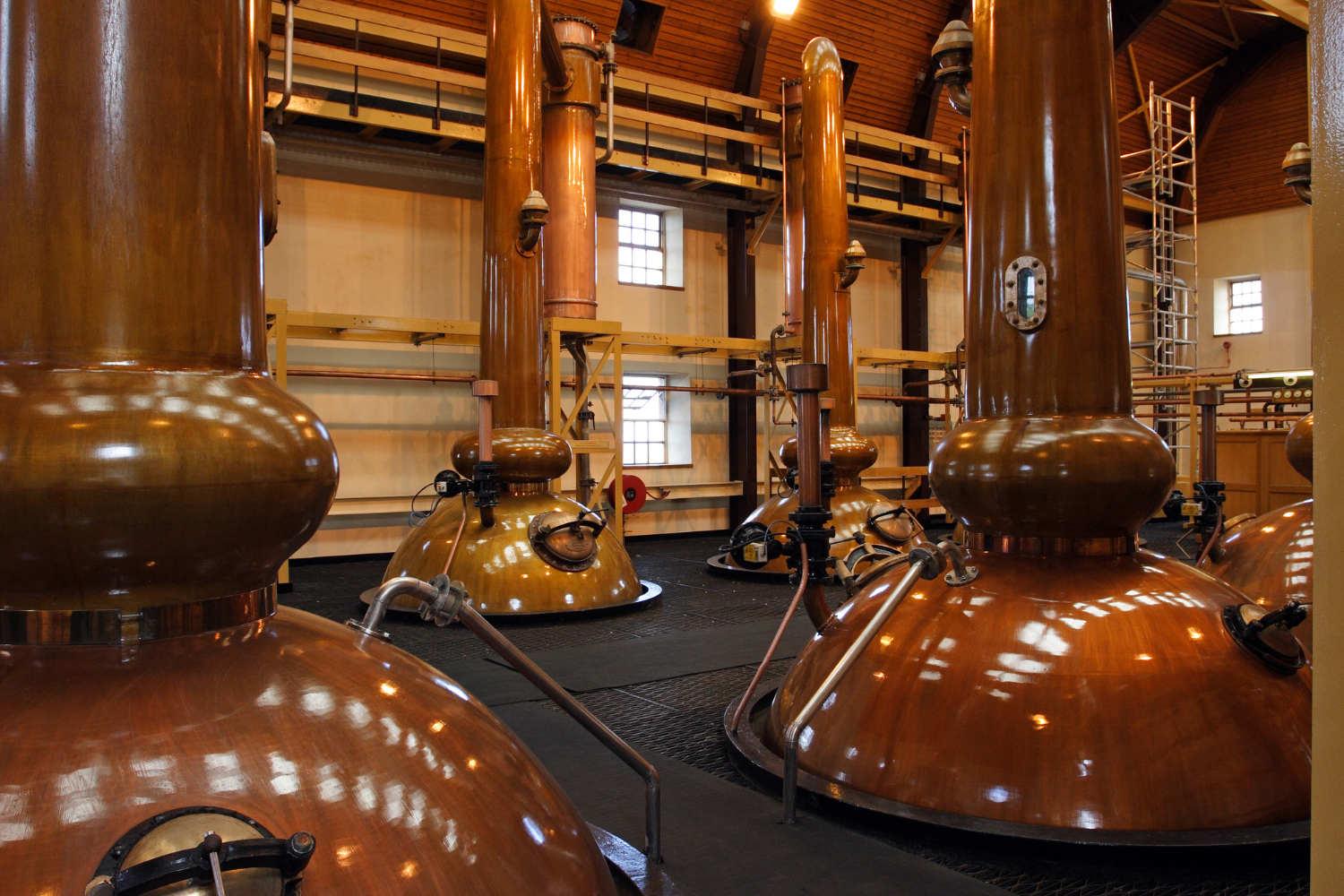 natural perfume being made in large vats